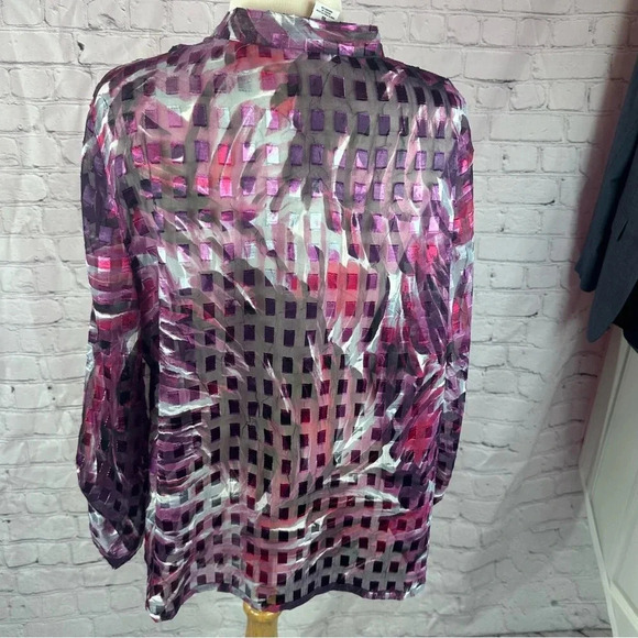 Ruby Rd. favorites sheer Blouse size 18 - Picture 3 of 5